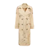 Yavorska Denim Coat With Irregular Discoloration In Beige
