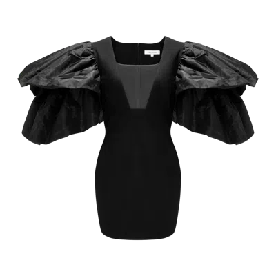 Yavorska Dress With Deep Neckline In Black