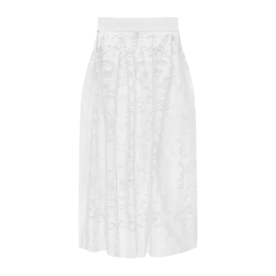 Yavorska Long Flared Skirt In White