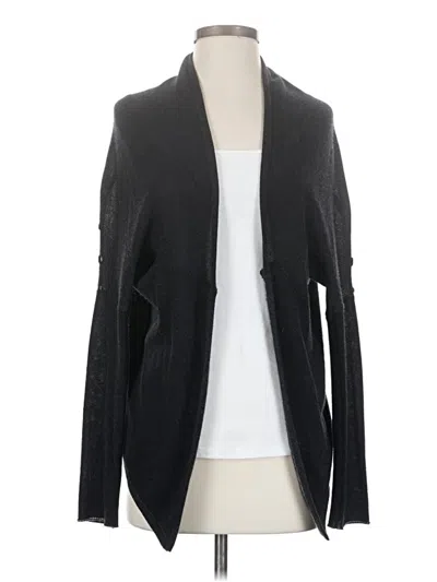 Pre-owned Ya-ya Cashmere Cardigan Sweater In Black