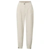 YAYA WOVEN TROUSERS WITH SIDE POCKETS | LIGHT TAUPE
