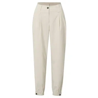Yaya Woven Trousers With Side Pockets | Light Taupe In Neturals
