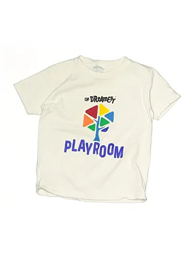 Pre-owned Yazbek Kids' Short Sleeve T-shirt In White