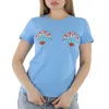 Yazbukey Ladies T-shirt Light Blue Kiss My Lotus T-shirt