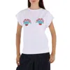 Yazbukey Ladies White Short Sleeve Top