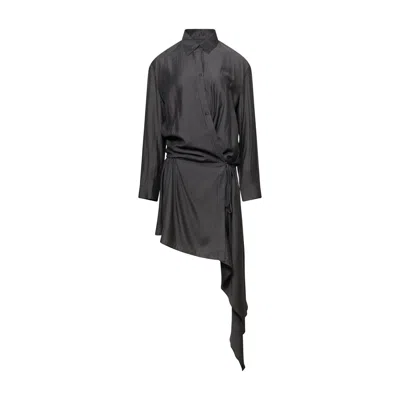 Ych Asymmetrical Shirt Dress
