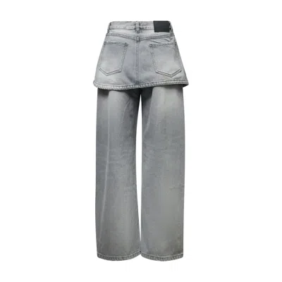 Ych Asymmetrical Skirt Jean