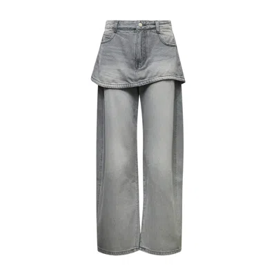 Ych Asymmetrical Skirt Jean