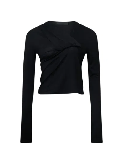 Ych Asymmetrical Top In Black