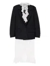 Ych Floral-lace Blazer In Black
