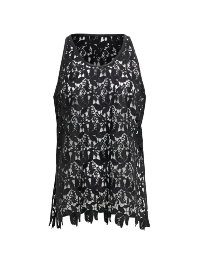 Ych Floral-lace Top In Multi