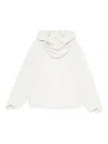 Ych Hooded Zip-front Jacket In White