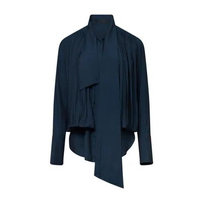 Ych Pleats Tie Shirt