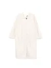 Ych Single-breasted Coat In White