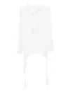 Ych Striped Blouse In White