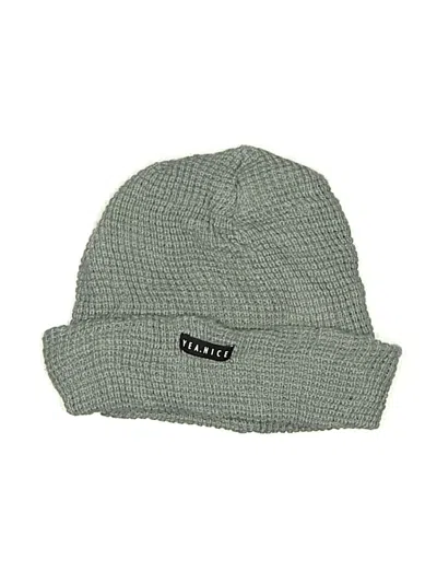 Pre-owned Yea. Nice Beanie Hat In Green