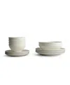 Year & Day 16 Piece Outdoor Dinnerware Set, Service For 4 In Moon