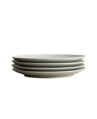 Year & Day Big Plates, Set Of 4 In Fog