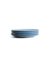 Year & Day Big Plates, Set Of 4 In Lagoon