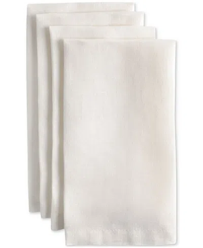 Year & Day Linen Solid-color Napkin, Set Of 4 In Moon