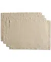Year & Day Linen Solid-color Placemat, Set Of 4 In Dune