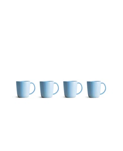 Year & Day Mugs, Set Of 4 In Lagoon