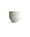 Year & Day Outdoor Small Bowls, Set Of 4 In Moon