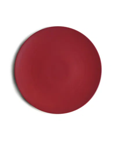 Year & Day Serving Platter In Burgundy