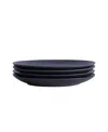 Year & Day Small Plates, Set Of 4 In Midnight