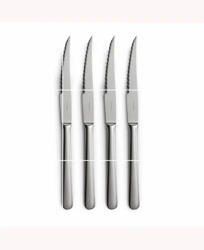 Year & Day Steak Knives, Set Of 4 In Polished Steel