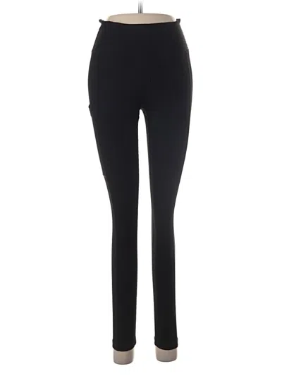 Pre-owned Year Of Ours Active Pants In Black