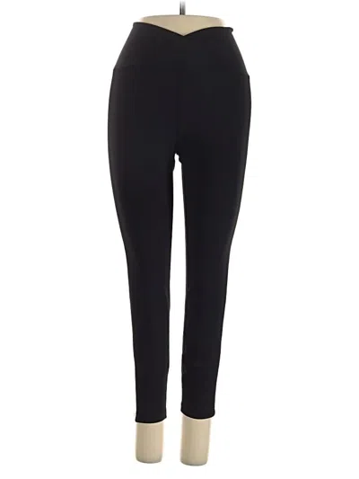 Pre-owned Year Of Ours Active Pants In Black