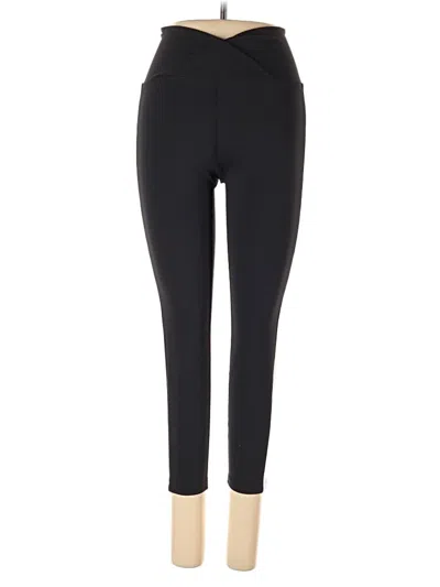 Pre-owned Year Of Ours Active Pants In Black