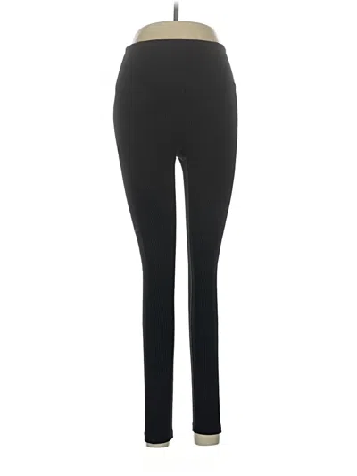 Pre-owned Year Of Ours Active Pants In Black