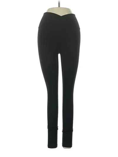 Pre-owned Year Of Ours Active Pants In Black