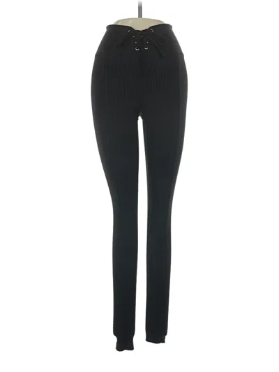 Pre-owned Year Of Ours Active Pants In Black
