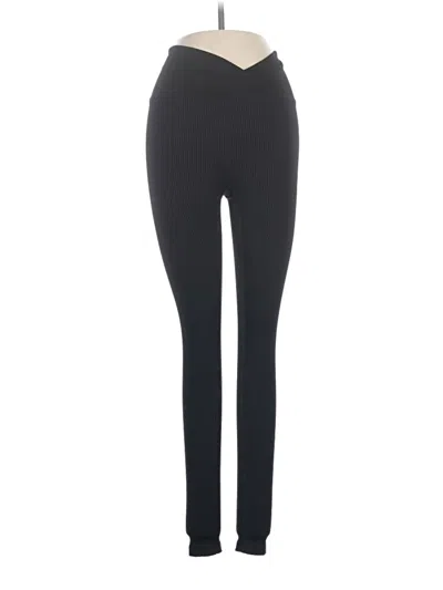 Pre-owned Year Of Ours Active Pants In Black
