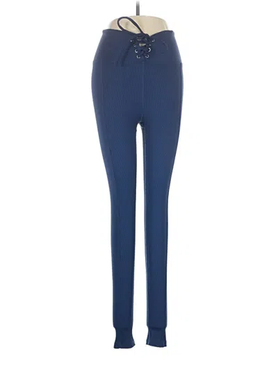 Pre-owned Year Of Ours Active Pants In Blue