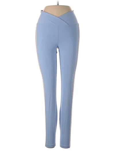Pre-owned Year Of Ours Active Pants In Blue