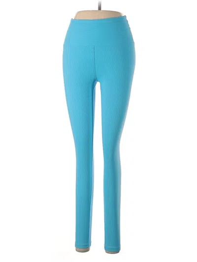 Pre-owned Year Of Ours Active Pants In Blue