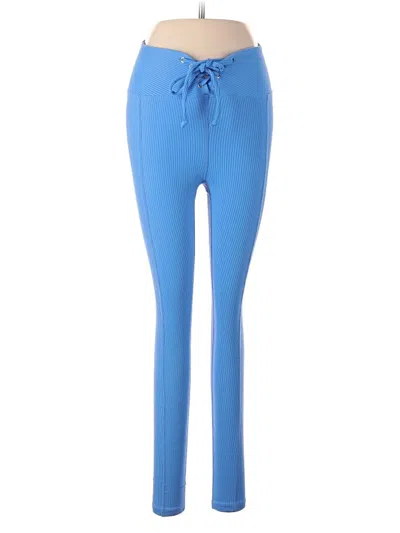 Pre-owned Year Of Ours Active Pants In Blue
