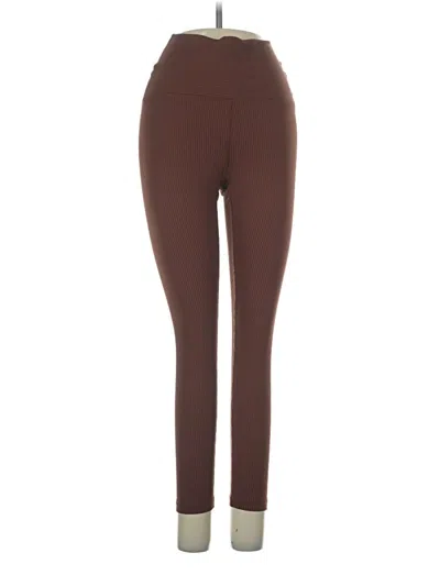 Pre-owned Year Of Ours Active Pants In Brown