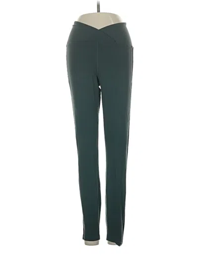Pre-owned Year Of Ours Active Pants In Green
