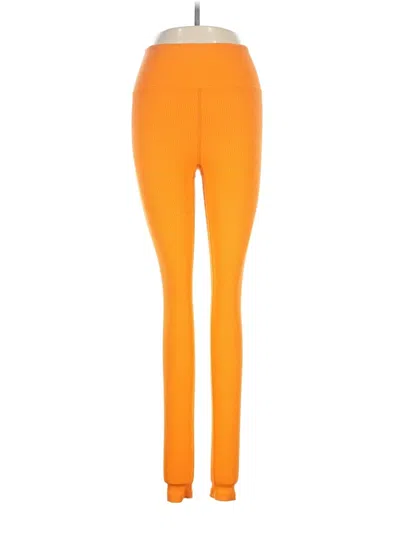Pre-owned Year Of Ours Active Pants In Orange