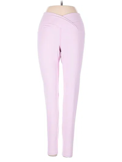 Pre-owned Year Of Ours Active Pants In Pink