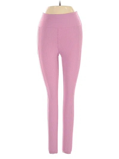 Pre-owned Year Of Ours Active Pants In Pink