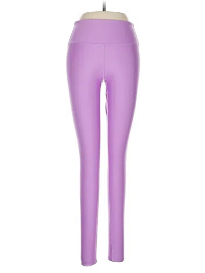 Pre-owned Year Of Ours Active Pants In Purple
