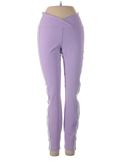 Pre-owned Year Of Ours Active Pants In Purple
