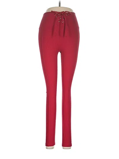 Pre-owned Year Of Ours Active Pants In Red