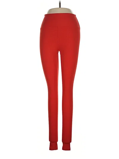 Pre-owned Year Of Ours Active Pants In Red